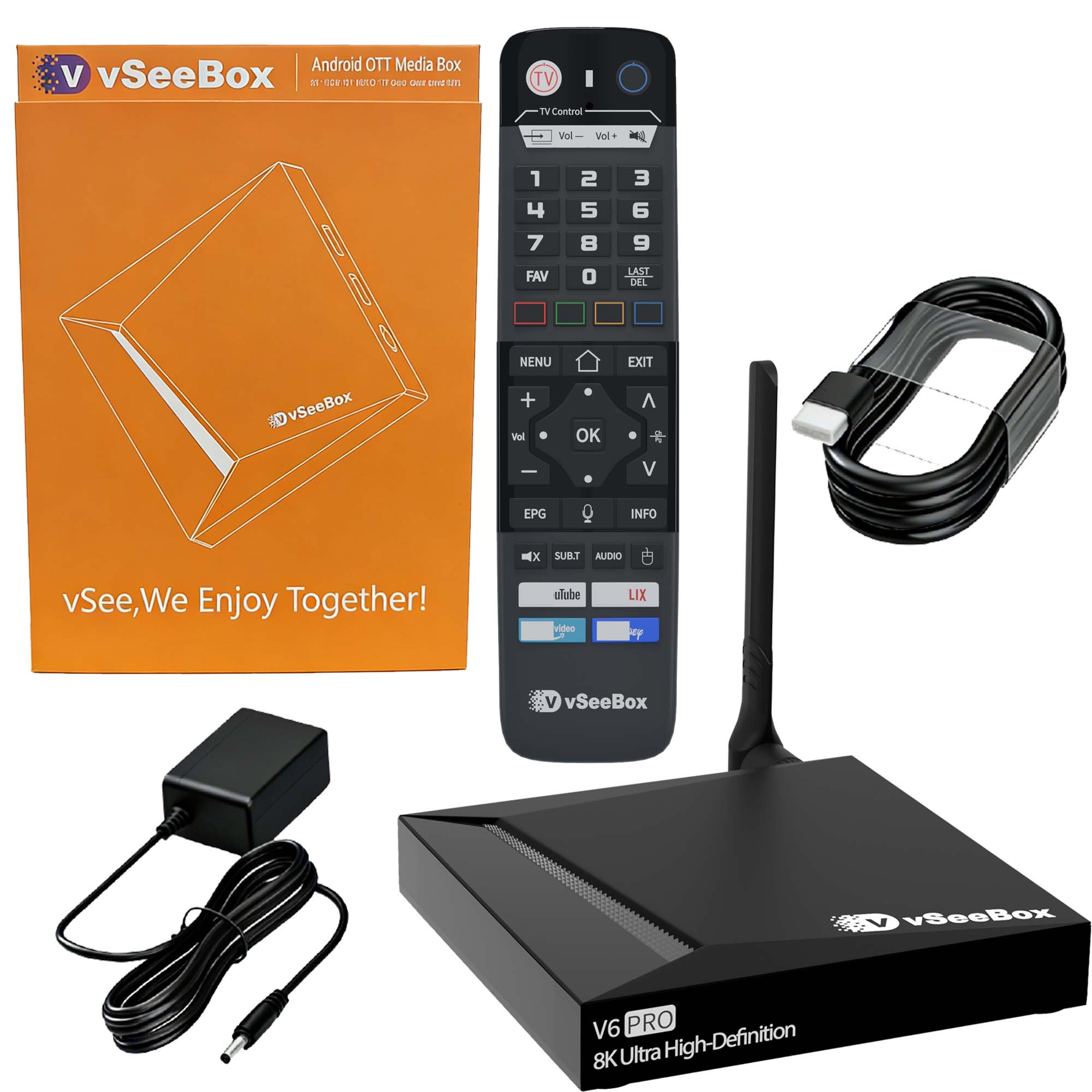 Khadas Vim4 8Gb - VSeeBox V6 Pro 2026 Newest, 4GB