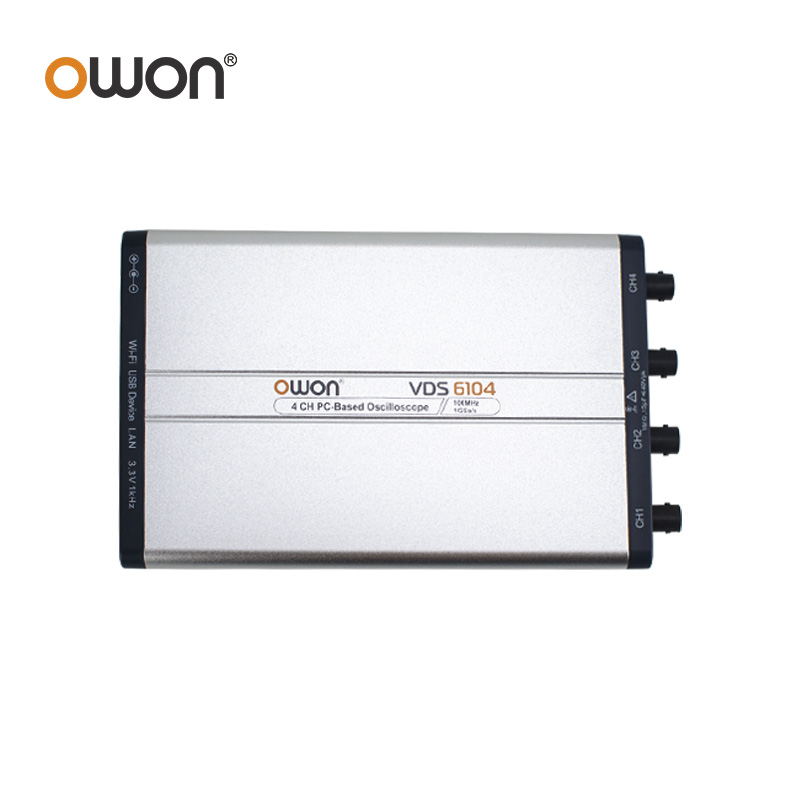 OWON VDS6074 VDS6104 Virtual P - огляд і ціна Digital Storage Oscilloscope 100Mhz 4Ch